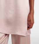 Бархатное сатиновое мини-платье Leset, Sakura - фото 5