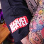 Футболка Oversize Marvel Comics — Super Heroes From 1939, черная - фото 4