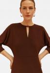 Платье Cortefiel Day dress, Dark Brown - фото 3