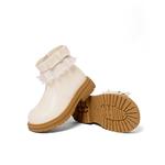 Детские утепленные ботинки Kids Snoffy, кремовый/белый - фото 4