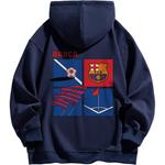 Унисекс свитшот FCB ARCELONA, синий - фото