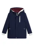 Парка с нашивкой-логотипом Brunello Cucinelli Kids, синий - фото