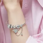 Pandora Серебряный браслет 925 пробы для женщин Silver - фото 11