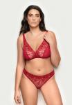 Бюстгальтер Yamamay Triangle bra, Ruby Floral/Dark Red - фото 6
