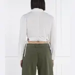 Укороченная рубашка Elisa Hugo, белый - фото 3