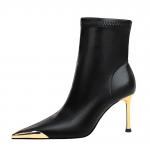 Ботильоны женские 8 см YAFEI XUANYU, Black - фото