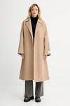 Пальто с шерстью Calvin Klein, бежевый - фото 2