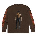 Лонгслив Cactus Jack by Travis Scott Rodeo 10 Years Action Figure Longsleeve, Brown - фото 2