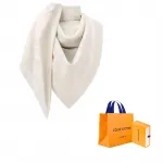 Шерстяная шаль Women's Gray LOUIS VUITTON - фото