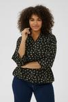 Блуза KAFFE CURVE Emina Maja, черный - фото 2