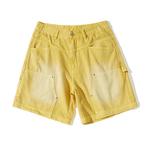 Джинсовые шорты унисекс NOTHOMME, светло-желтый - фото 8