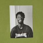 Футболка Supreme x Thrasher Harold Tee 'Moss', зеленый - фото 3