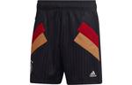 Футбольные шорты мужские черные Adidas, черный - фото