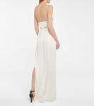 Свадебное платье Ellipse из эластичного джерси Galvan, белый - фото 3