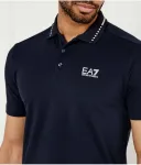 Футболка поло Slim fit Ea7, синий - фото 4