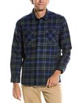Куртка-рубашка Brooks Brothers Rugged Flannel, синий - фото