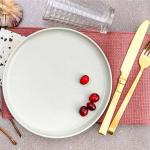 Набор тарелок, суповые тарелки, 6 предметов. Konsimo, бежевый - фото 4