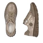 Кроссовки Rieker, Beige/Dark beige - фото 10