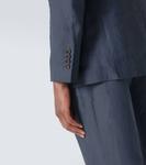 Льняной блейзер Brunello Cucinelli, Ocean Blue C280 - фото 6