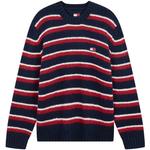 Tommy Hilfiger Джемпер Men's Navy Blue Red White Stripes XJ7 - фото