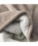 Флисовое одеяло из шерпы Bare Home, серый - фото 7