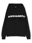 Dsquared2 худи с логотипом, черный - фото