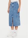 Джинсовая юбка regular fit Claire DW0DW18226 Tommy Jeans, синий - фото