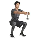 Леггинсы adidas Techfit Training Allover Print, серый - фото 4