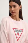 Толстовка Guess Jeans, розовый - фото 4