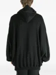 Худи оверсайз Rick Owens, черный - фото 5