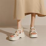 Римские сандалии женские Kekafu, бежевый - фото 15