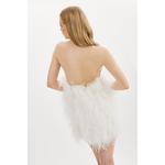 Сольвейг | Платье с перьями Lamarque, белый - фото 5