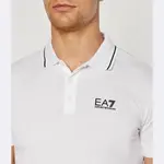 Рубашка-Поло узкого кроя Ea7, белый - фото 4