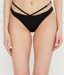 Плавки женские Karl Lagerfeld с логотипом, черный - фото