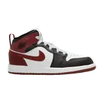 Кроссовки Air Jordan 1 Mid SE PS 'Dark Pony', красный - фото