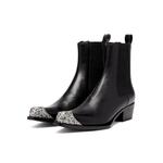 Ботинки кожаные D-Calamity AB DIESEL, черные - фото 4