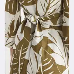 Льняное платье Бесси Marella, хаки - фото 4