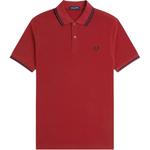 FRED PERRY Красная поло для мужчин - фото