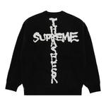 Свитер Supreme x Thrasher Sweater, Black - фото