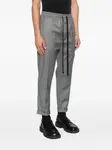 Брюки с манжетами на завязках HAMZA, серый - фото 3