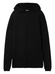 Шерстяной свитер с капюшоном Rick Owens, черный - фото