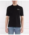 Футболка поло Loose fit Lacoste, черный - фото