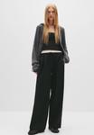 Брюки PULL&BEAR COMBINED JOGGERS, Black - фото 2