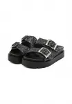 Raya ari glam mules Buffalo, Black Silver - фото 4