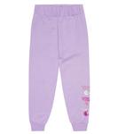 Хлопковые спортивные штаны с принтом Safety Pin Versace, фиолетовый - фото