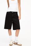 Мешковатые шорты бойфренда Pull And Bear, черный - фото 3