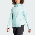 Куртка женская синяя с эффектом потертости Adidas - фото 2