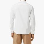 Рубашка мужская белая Burberry, белый - фото 3
