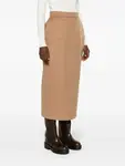 Юбка миди Babele MAX MARA, коричневый - фото 3