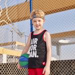 Мужская детская баскетбольная рубашка Jordan, цвет Black - фото 3